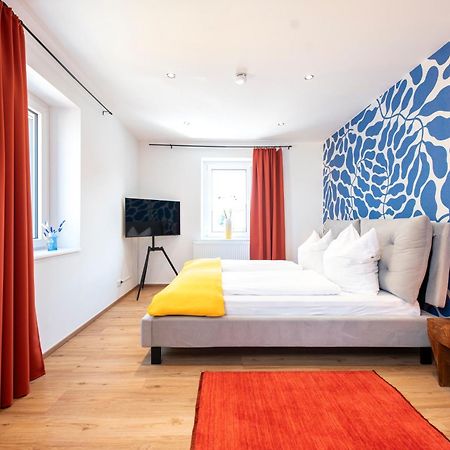 Bunter Hund Apartments - Zentrales Apartment, Parkplatz, Wintergarten, Kinderzimmer โรเทนบวร์ก อ็อบ แดร์เทาเบอร์ ภายนอก รูปภาพ