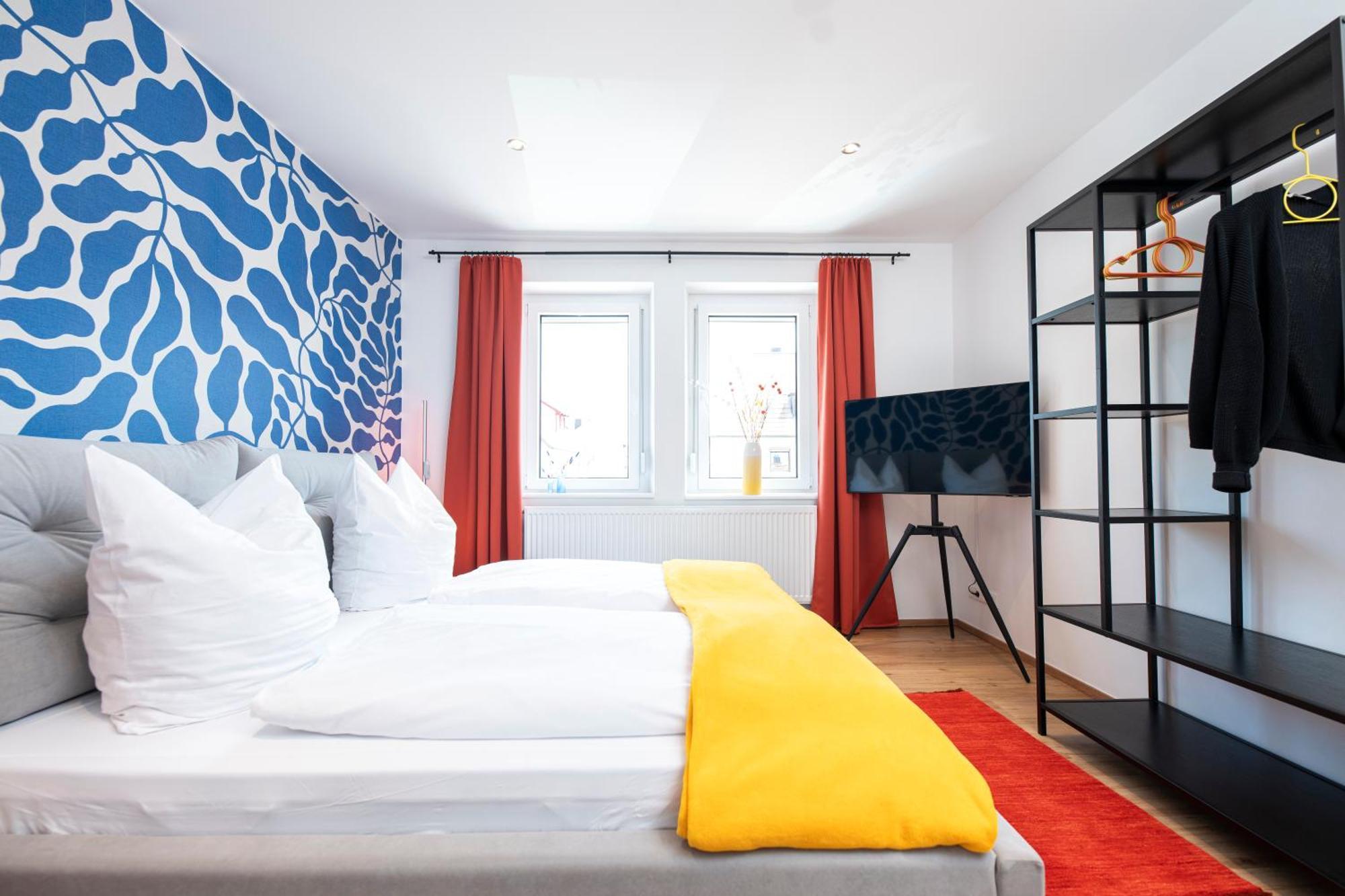 Bunter Hund Apartments - Zentrales Apartment, Parkplatz, Wintergarten, Kinderzimmer โรเทนบวร์ก อ็อบ แดร์เทาเบอร์ ภายนอก รูปภาพ