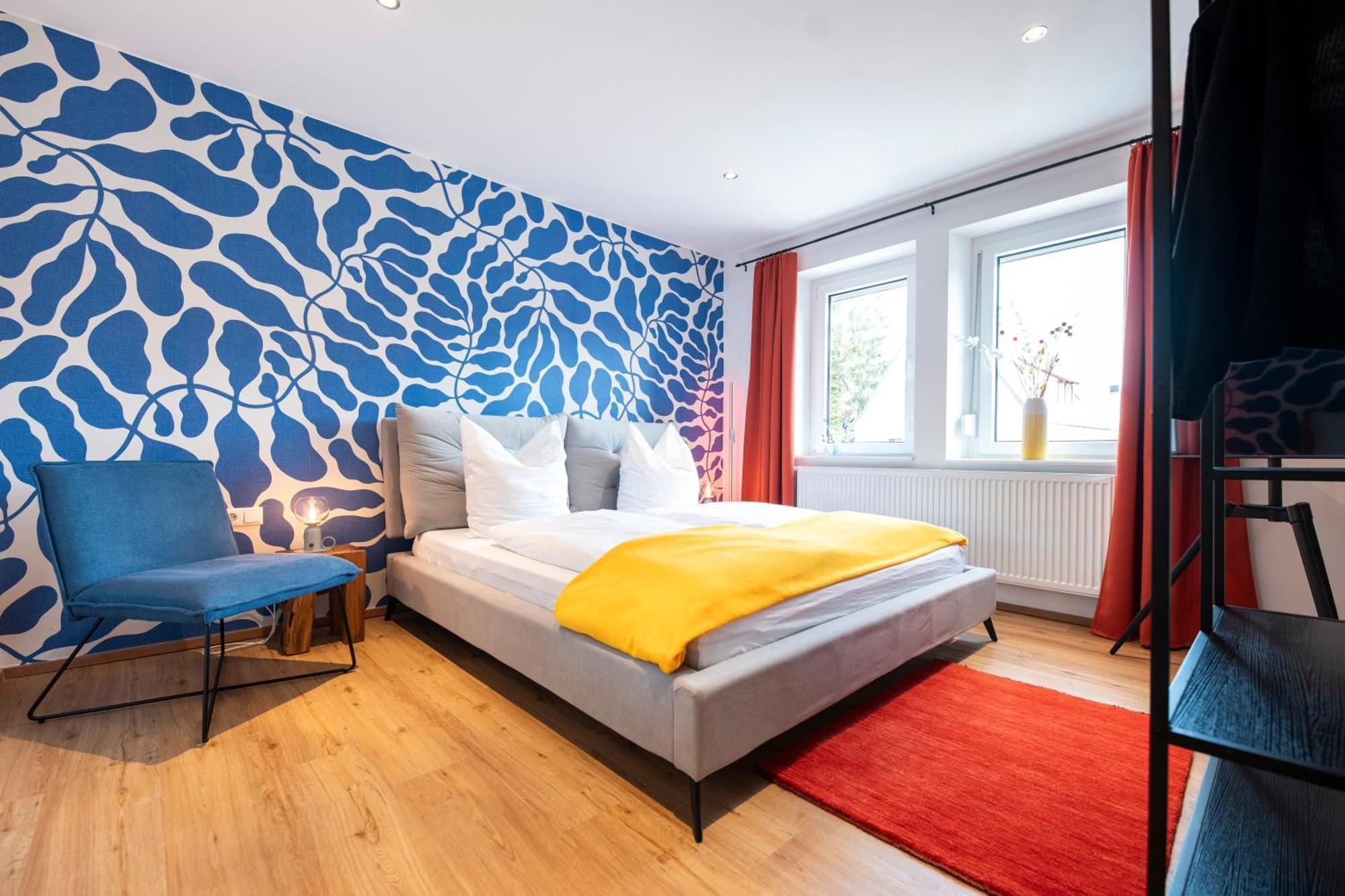 Bunter Hund Apartments - Zentrales Apartment, Parkplatz, Wintergarten, Kinderzimmer โรเทนบวร์ก อ็อบ แดร์เทาเบอร์ ภายนอก รูปภาพ