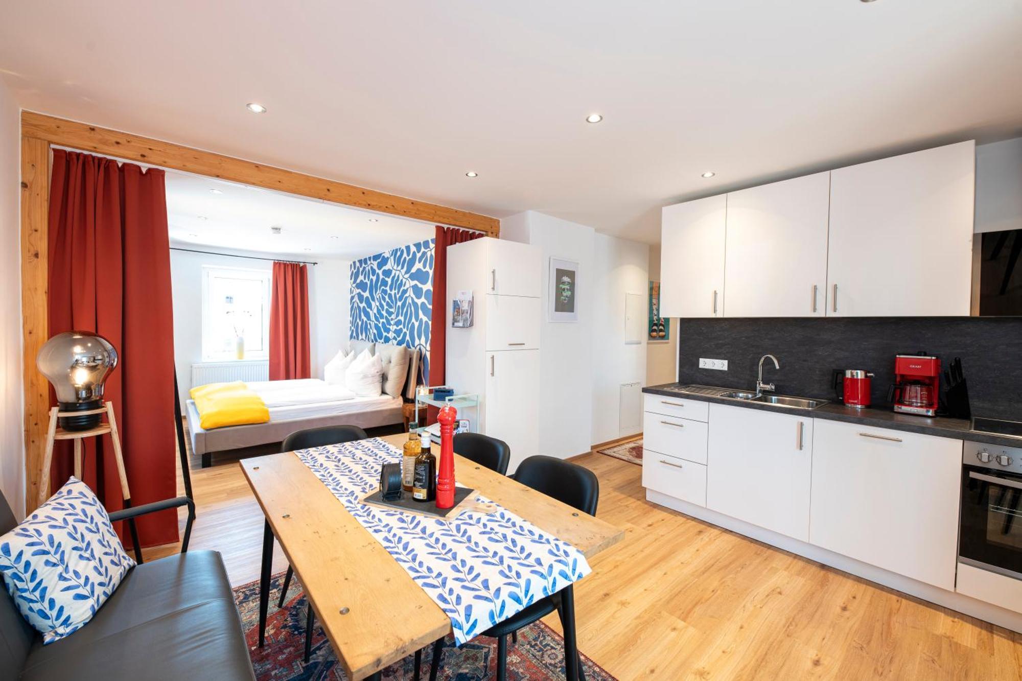 Bunter Hund Apartments - Zentrales Apartment, Parkplatz, Wintergarten, Kinderzimmer โรเทนบวร์ก อ็อบ แดร์เทาเบอร์ ภายนอก รูปภาพ