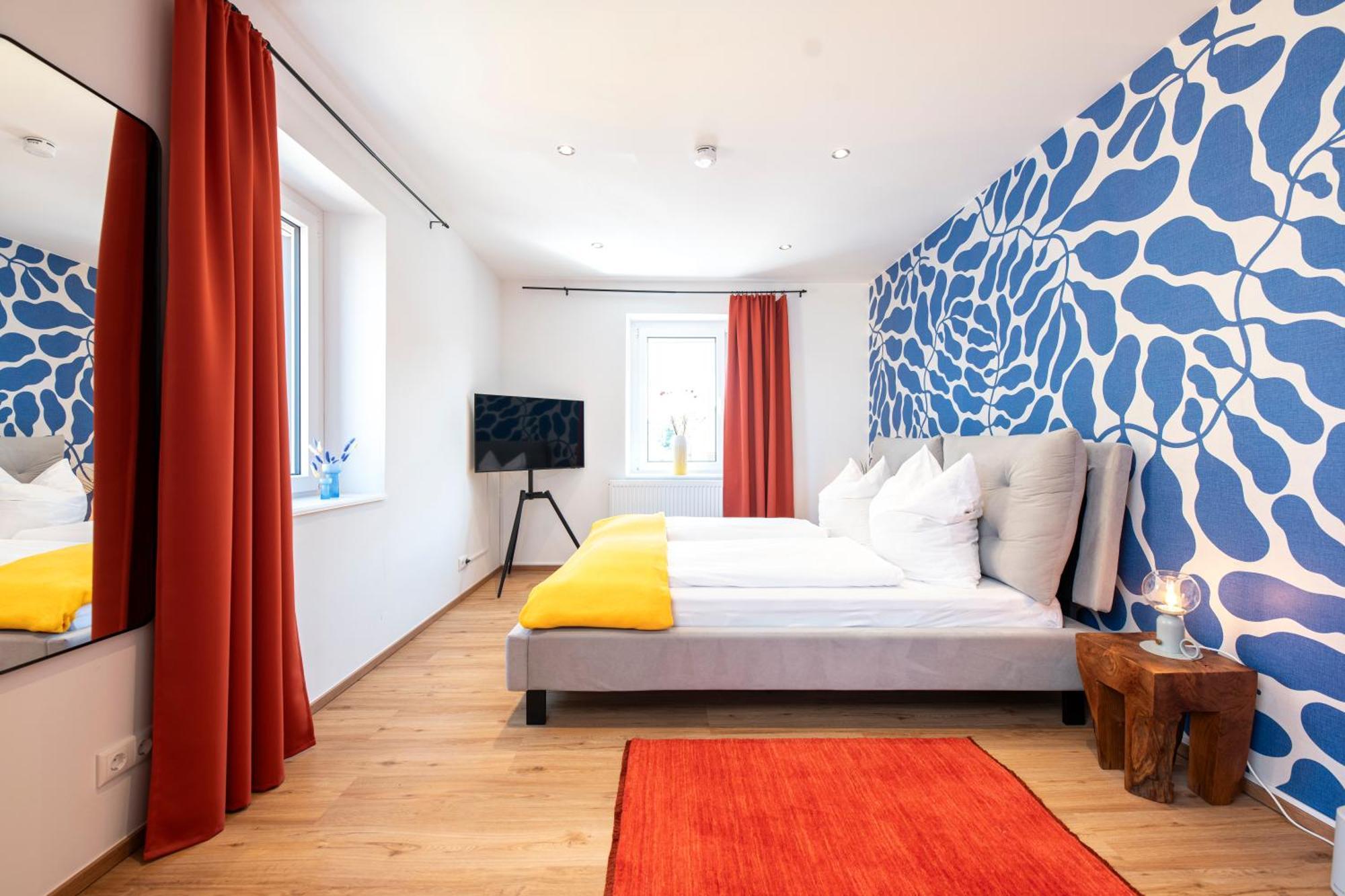 Bunter Hund Apartments - Zentrales Apartment, Parkplatz, Wintergarten, Kinderzimmer โรเทนบวร์ก อ็อบ แดร์เทาเบอร์ ภายนอก รูปภาพ